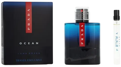 Zestaw męski Prada Luna Rossa Ocean Woda toaletowa 100 ml + Woda toaletowa 10 ml (3660732649839)