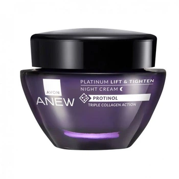 Нічний крем для обличчя Avon Anew з технологією Protinol "Ліфтинг та зміцнення" 50 мл