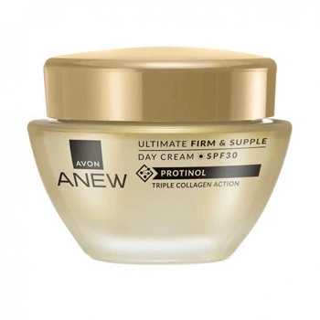 Денний крем для обличчя Avon Anew Ultimatе з протінолом "Пружність та мякість" SPF 30 50 мл