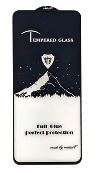 Захисне скло MTB для Poco M7 4G Full Glue повний клей чорне