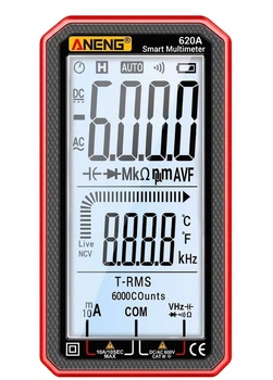 Мультиметр 620A ANENG многофункциональный True RMS, NCV 6000 отсчётов автоматический