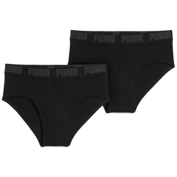 Труси PUMA MEN EVERYDAY BRIEF 2P Puma 938322-01 48-50 Чорний (8720245557313)