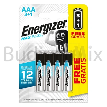Батарейки ENERGIZER AAA Max Plus лужні 3+1 шт