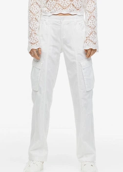 Штани H&M 18417 Білий 46 (1083)