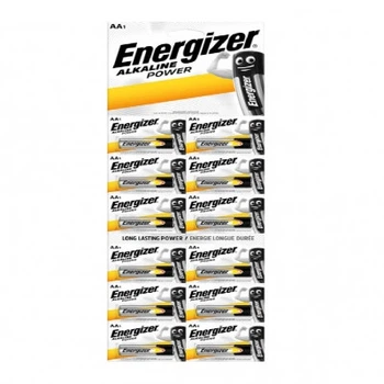 Батарейка ENERGIZER AA лужна Alk Power multi blister 1.5V, АА LR6 пальчик ( 12 шт)