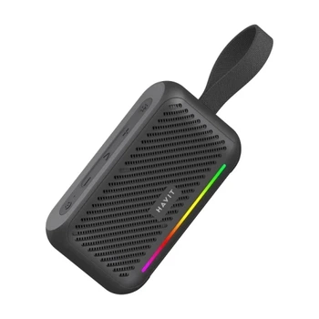 Колонка портативная SK876BT 7W, Black, Bluetooth 5.4, AUX, USB, FM, BT, TWS, TF, RGB Havit (2000003570386)