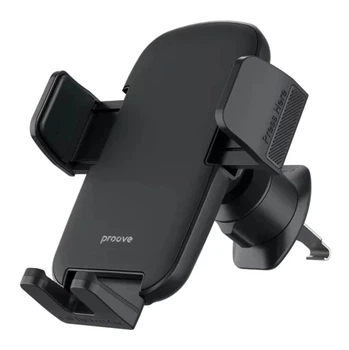 Автотримач для телефону Perfect Pro, Black, в решітку повітроводу, обертання на 360° Proove (teh0034103)