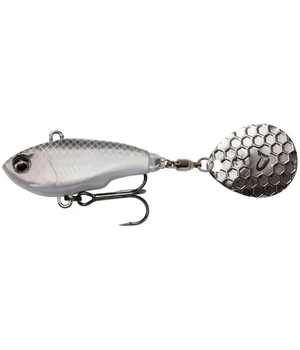 Тейл-спиннер Savage Gear Fat Tail Spin 80mm 24.0g White Silver