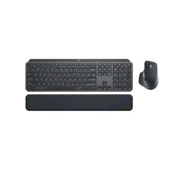 Комплект клавіатури та миші бездротові комп'ютерні Logitech MX Keys for Business UA Graphite L920-010933 графітова