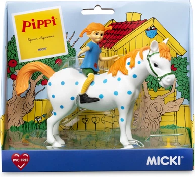 Фігурка Micki Pippi з конем 2 шт 44-3795-00 (7315624437952)