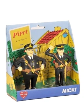 Набір фігурок Micki поліцейські Kling i Klang Pippi 2 шт (7315624437976)