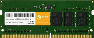 Оперативная память ATRIA SODIMM DDR5-5600 8192MB PC5-44800 (UAT55600CL46SK1/8)