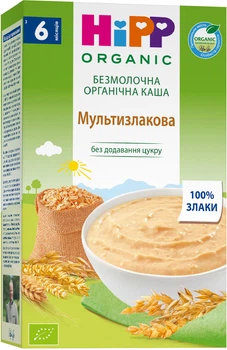Органическая безмолочная каша HiPP Мультизлаковая 200 г (9062300139768)