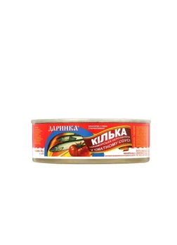Килька черноморская в томатном соусе №3 ТМ Даша 240г (22-0952)