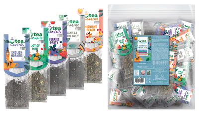 Чай Tea Moments, Assorted Black Tea (Асорті чорного чаю), 50 шт Х 2,2 г