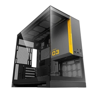 Корпус Geometric Future Model 3 Glass без БП Black/Grey (GEO-M3-BG)