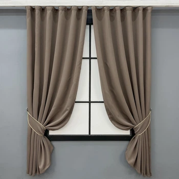 Комплект коротких штор VR-Textil Bagema Rvs № 2069ш Капучино 140х170 см 2 шт (35-0451)