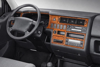 Накладки на торпедо (1999-2003) Карбон для Volkswagen T4 Transporter