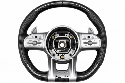 Кермо AMG 2018-Style (Карбон -2026 сірі кнопки, 4pin) для Mercedes C-class W206 2022- рр
