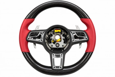 Руль (Карбон -2026 Красный) для Porsche Boxster/Cayman 981 2013-2016 гг