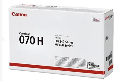 Картридж лазерний Canon 070H Black, чорний, підвищеної ємності, ресурс до 10 200 сторінок, для i-SENSYS LBP243dw, LBP246dw, MF461w, MF463dw, MF465dw