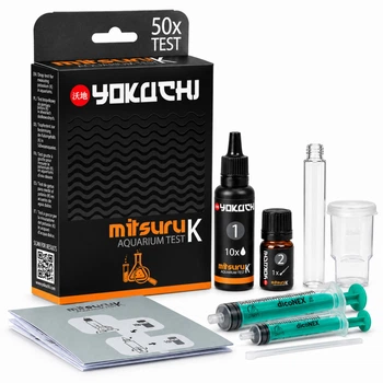 Тест на калий в аквариумной воде Yokuchi Mitsuru Aquarium Test K, 50 тестов