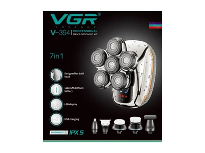 Электробритва VGR V-394 два лезвия быстрая зарядка