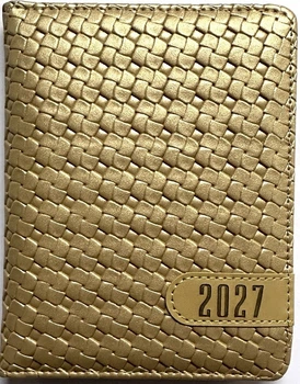 Ежедневник 2027г. Bourgeois А-6 к/з, 9986 #