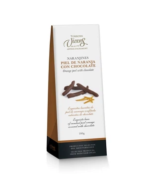 Апельсиновые цукаты Vicens Naranjines в шоколаде 100 г