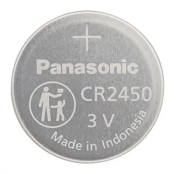 Батарейка литиевая Panasonic CR2450 Lithium 3V 1 шт (4345)