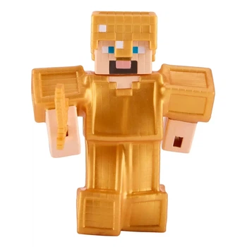 Эластичная фигурка GooJitZu Minecraft Стив в золотой броне (125568)