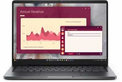 Ноутбук DELL Pro 14 PC14250 I 14 " 1920 x 1200 ( Intel Core Ultra 7 255U, 5.2 ГГц, 32 ГБ DDR5, 512GB SSD, Wi-Fi 6E, Windows 11 Prо )