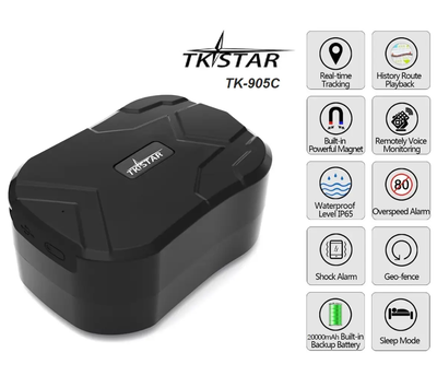 GPS-трекер TKSTAR TK 905C, 20000 мАч, магнитное крепление, IP65