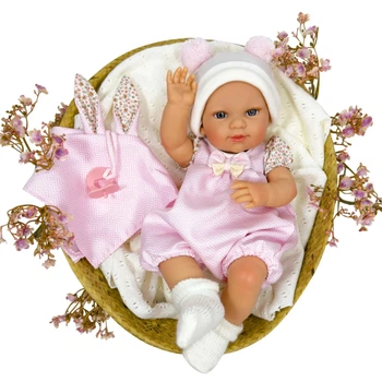 Кукла Reborn DOUDOU девочка 37 см Nines d'Onil, с ароматом ванили