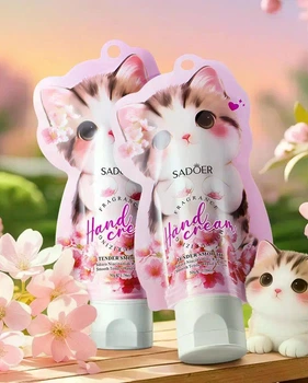 Крем для рук з сакурою SADOER sakura niacinamide hand cream, 50 г