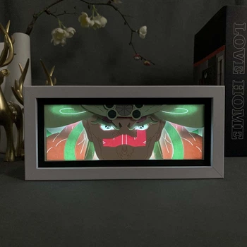 Многослойный Ночник лампа аниме Дио Бранд ДжоДжо светильник Jojo RGB (ZDD- 268)