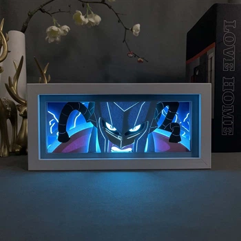Многослойный Ночник лампа аниме Джоске Хигашиката ДжоДжо светильник Jojo RGB (ZDD- 267)