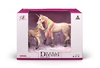 Набор фигурок «Единорог Фантазия» 2 шт розовый, Dino Toys
