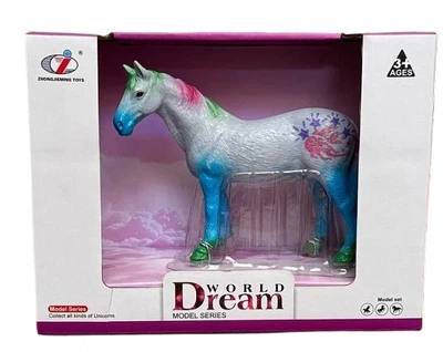 Фигурка коня голубого, фантазийная расцветка, Dino Toys