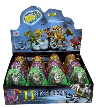 Игрушка-сюрприз в шаре «Супердракон» зелёный, Dino Toys