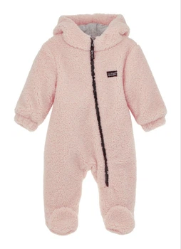 Комбинезон для малыша тёплый Joiks Teddy FKT02 Меховый Нежная Розовая Пудра 62 см