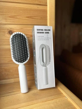 Расческа массажная 3D для волос Central Hollow Cushion Comb белый (CHCC120)
