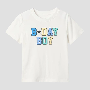 Детская футболка для мальчика GAP 388721853 (3) 98 см Молочная (1159848883)