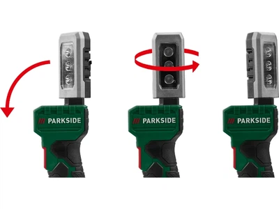 Акумуляторний ручний світлодіодний LED ліхтар Parkside PLHLA 20-Li С1 . фонарик+акумулятор 20 В 2 Аг, зарядний пристрій 65 Вт