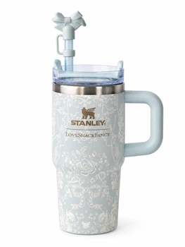 Термокружка с трубочкой Stanley 1913 x LoveShackFancy Holiday Quencher ProTour Flip Straw 591 мл (100000114634)