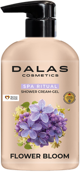 Dalas Cosmetics Крем-гель для душу FLOWER BLOOM, 550 мл