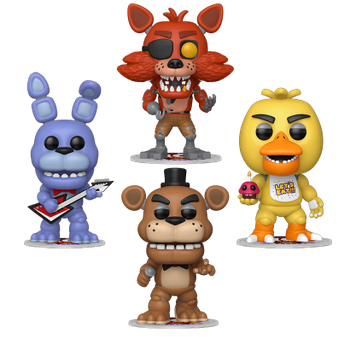 Пак Фігурок FUNKO POP! 5 Ночей у Фредді Five Nights at Freddy’s 4-Pack 137mm 95660