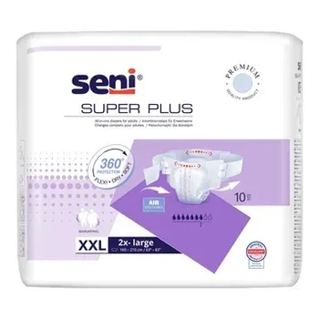 Підгузки для дорослих Seni Super Plus Extra Extra Large (XXL), 10 шт (5900516803636)
