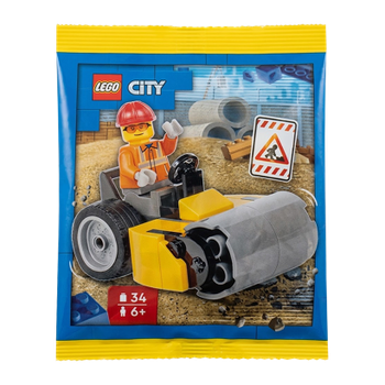 LEGO Worker with Steamroller (L0002225)
