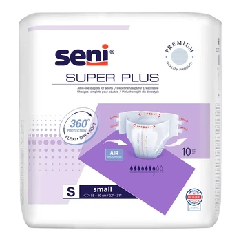 Підгузки для дорослих Seni Super Plus Small (S), 10 шт (5900516803551)
